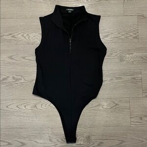 Wild Fable Black Sleeveless Bodysuit